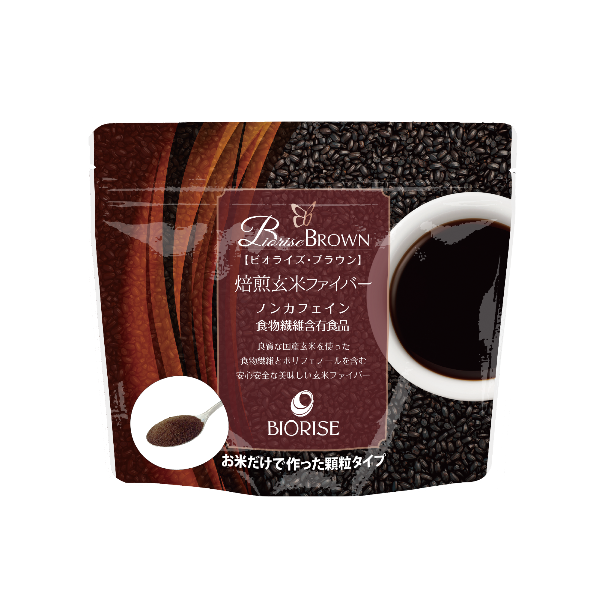 ビオライズ 焙煎玄米ファイバー 100g 3パック 焙煎玄米ファイバー ブラウン(玄米加工食品) – Bio&Earth